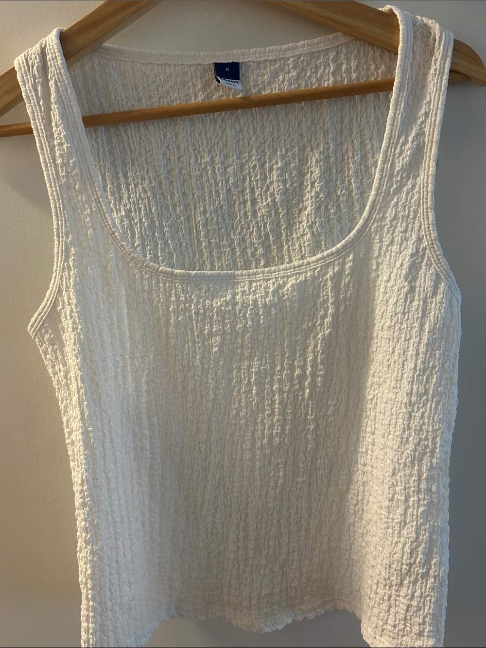 Old Navy Square-Neck Textured Tank Top